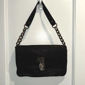 Michael Kors elegant shoulder purse with lock accent